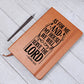 As For Me and My House Graphic Leather Journal