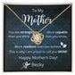 Personalized Mothers Day Love Knot Necklace