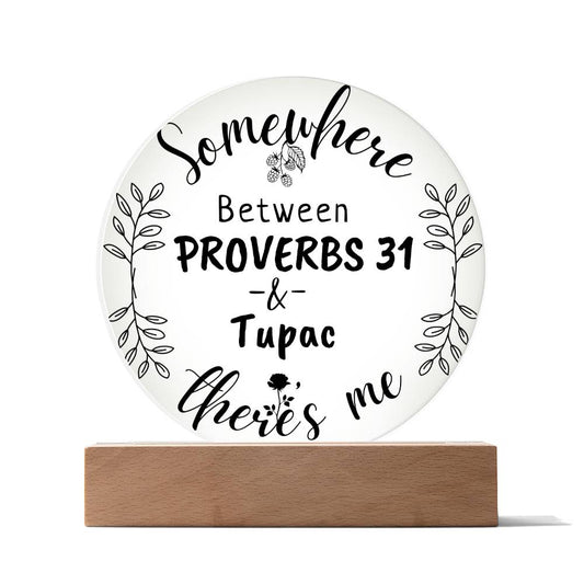 Proverbs 31 Mom Custom Engraved Acrylic Plaque