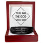 You are the God who sees RVRNT Men's Cross Bracelet