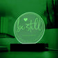 Be Still and Know that I am God Engraved Acrylic Circle Plaque